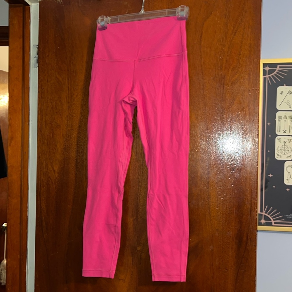 Lululemon Sonic Pink Align Leggings 25” inseam BRAND NEW soft hot pink tight